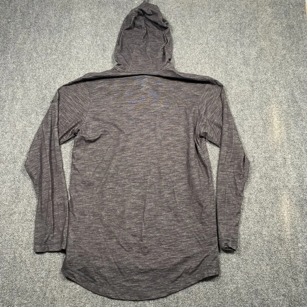 Nike NFL New Orleans Saints Dri-Fit Hooded Long Sleeve Tee Shirt Men's S Gray‎